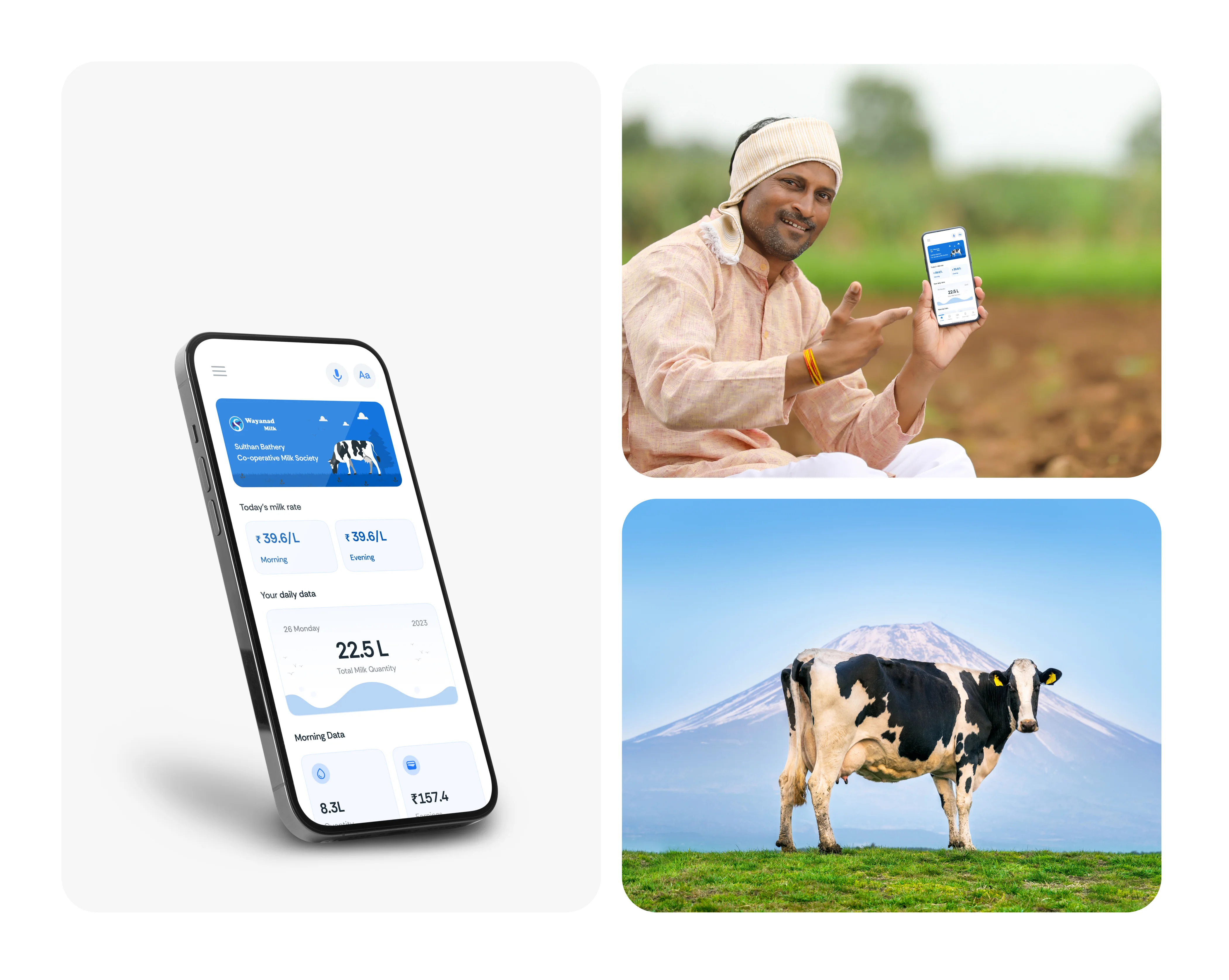 Doodh Farmer and Dairy Mockup