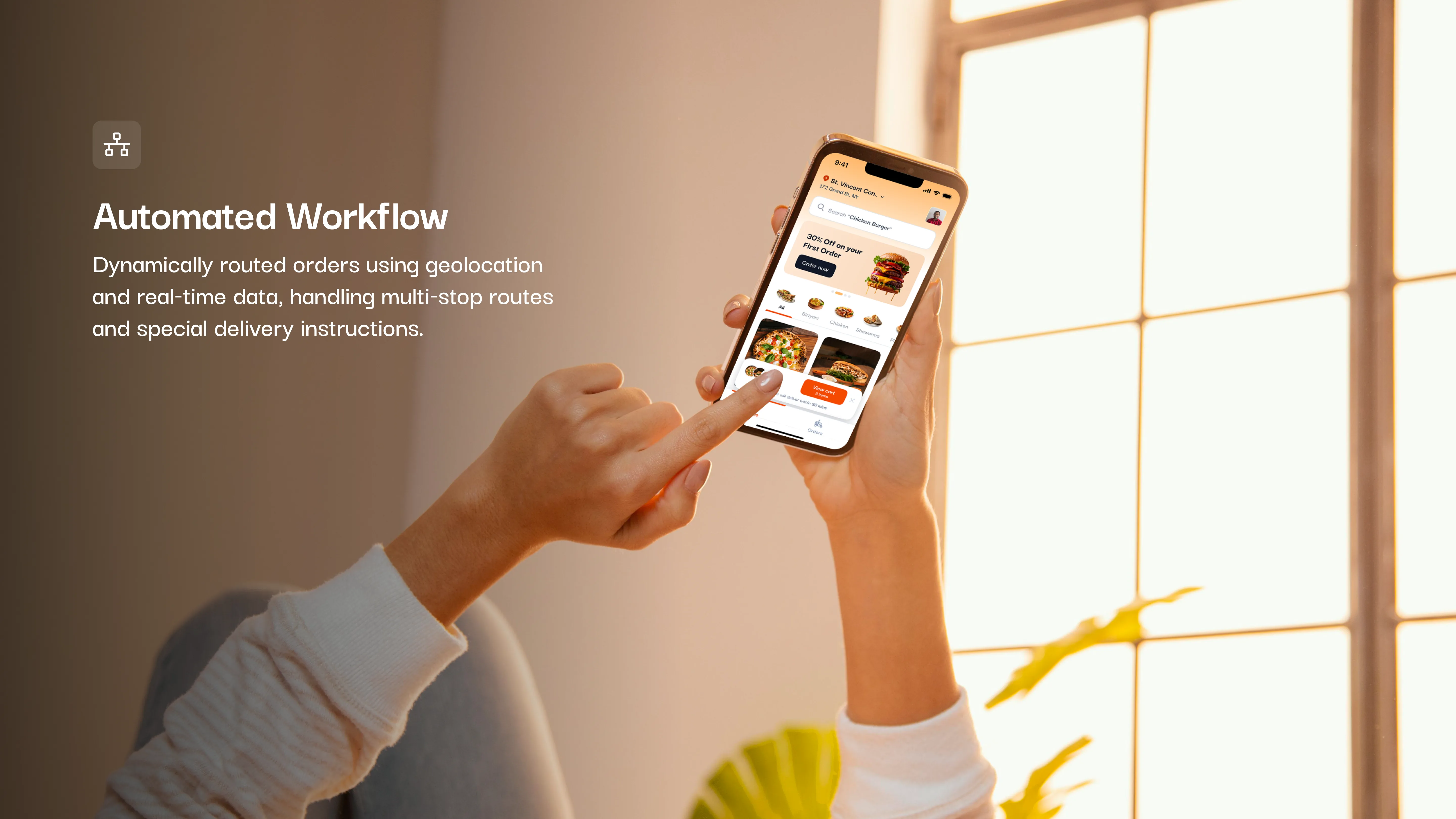 Foodbuddy mobile screen flows