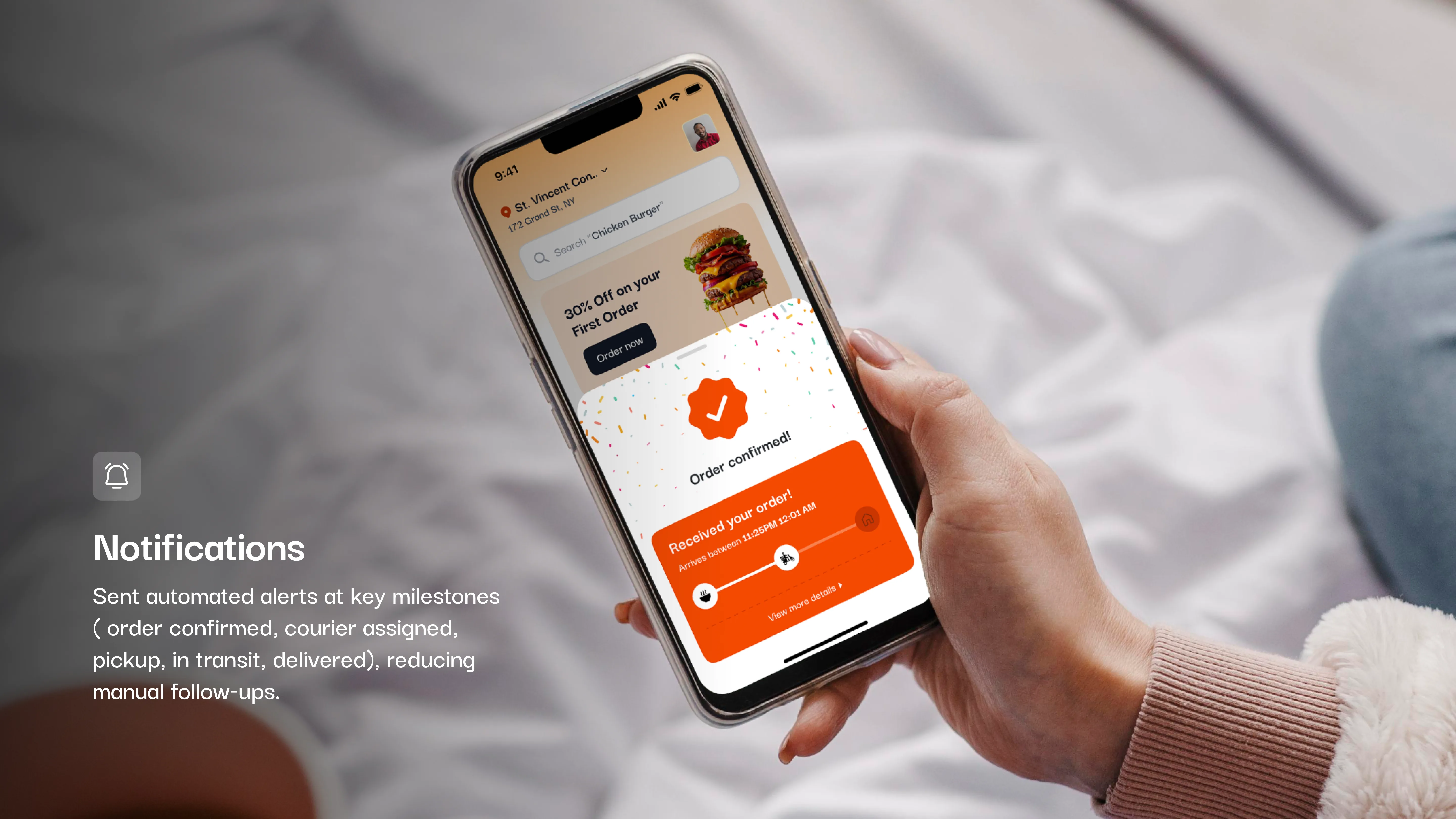 Foodbuddy instant checkout and live tracking