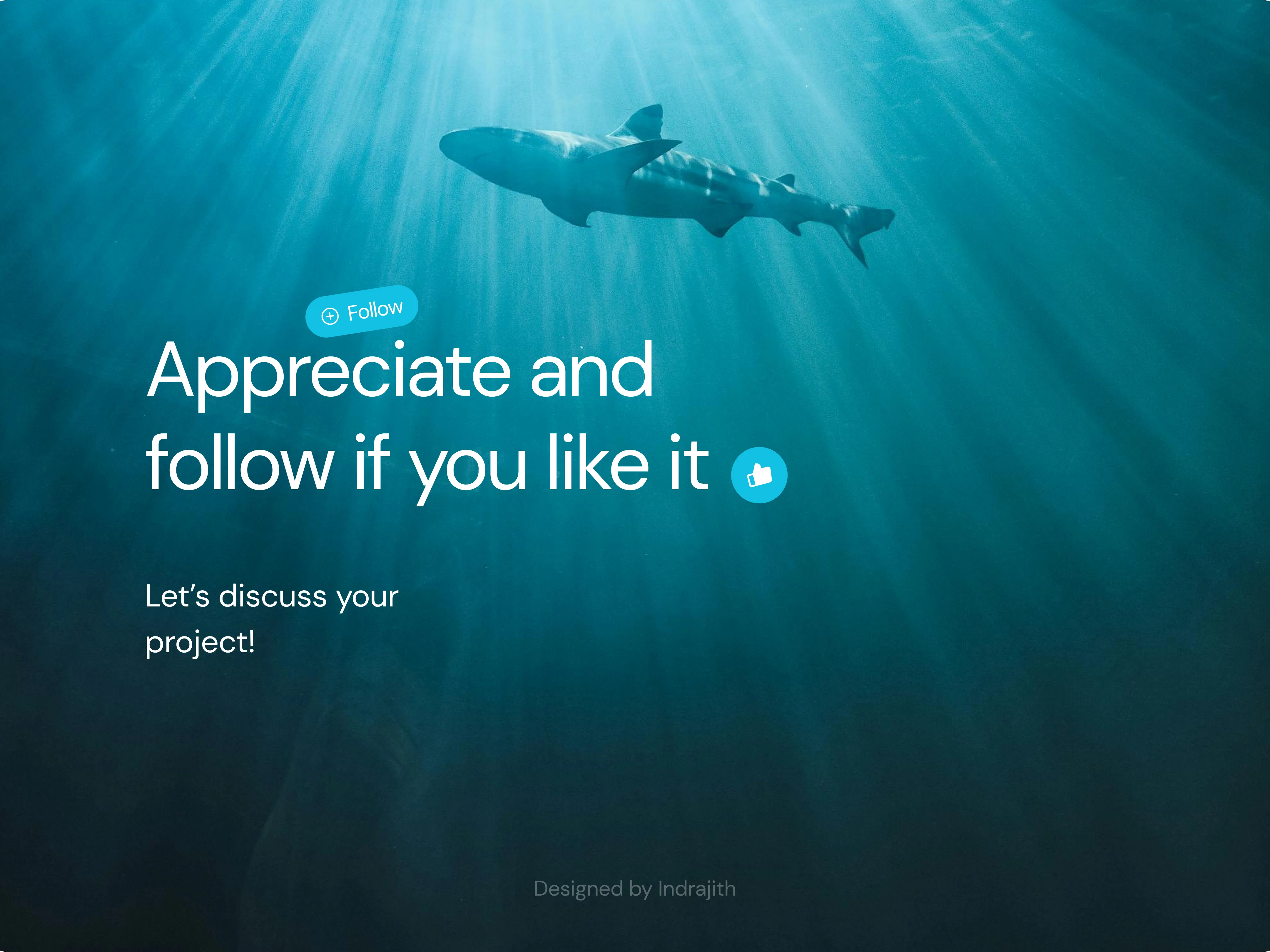 Appreciate and follow screen
