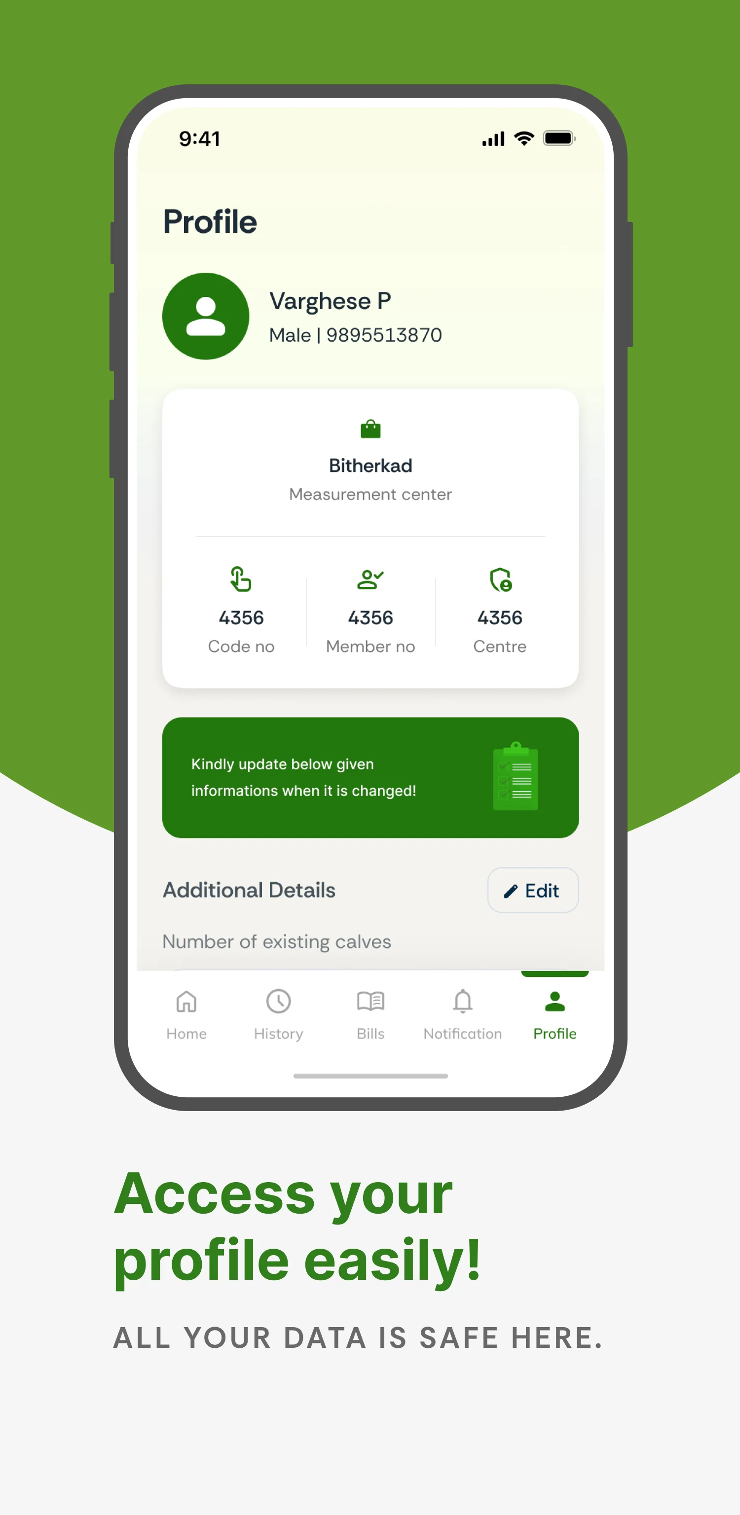 Ilay profile dashboard