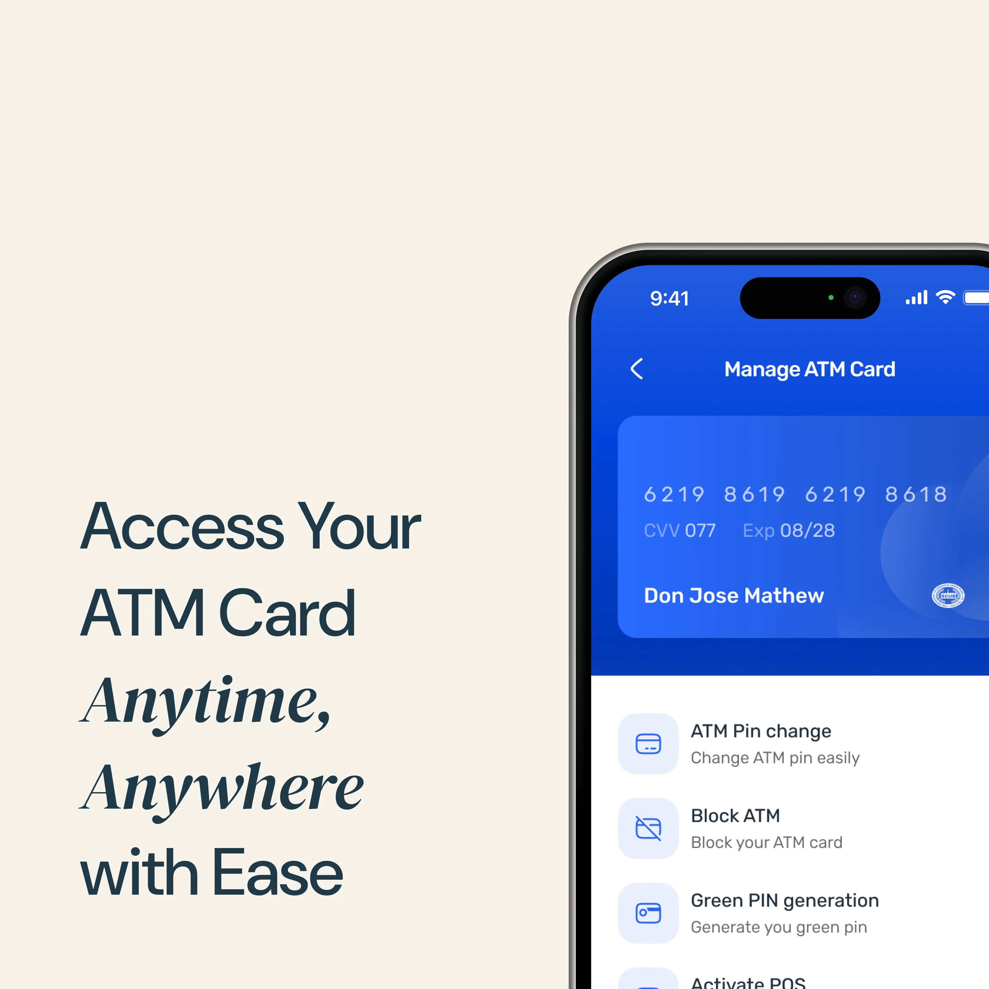 ATM Card Management