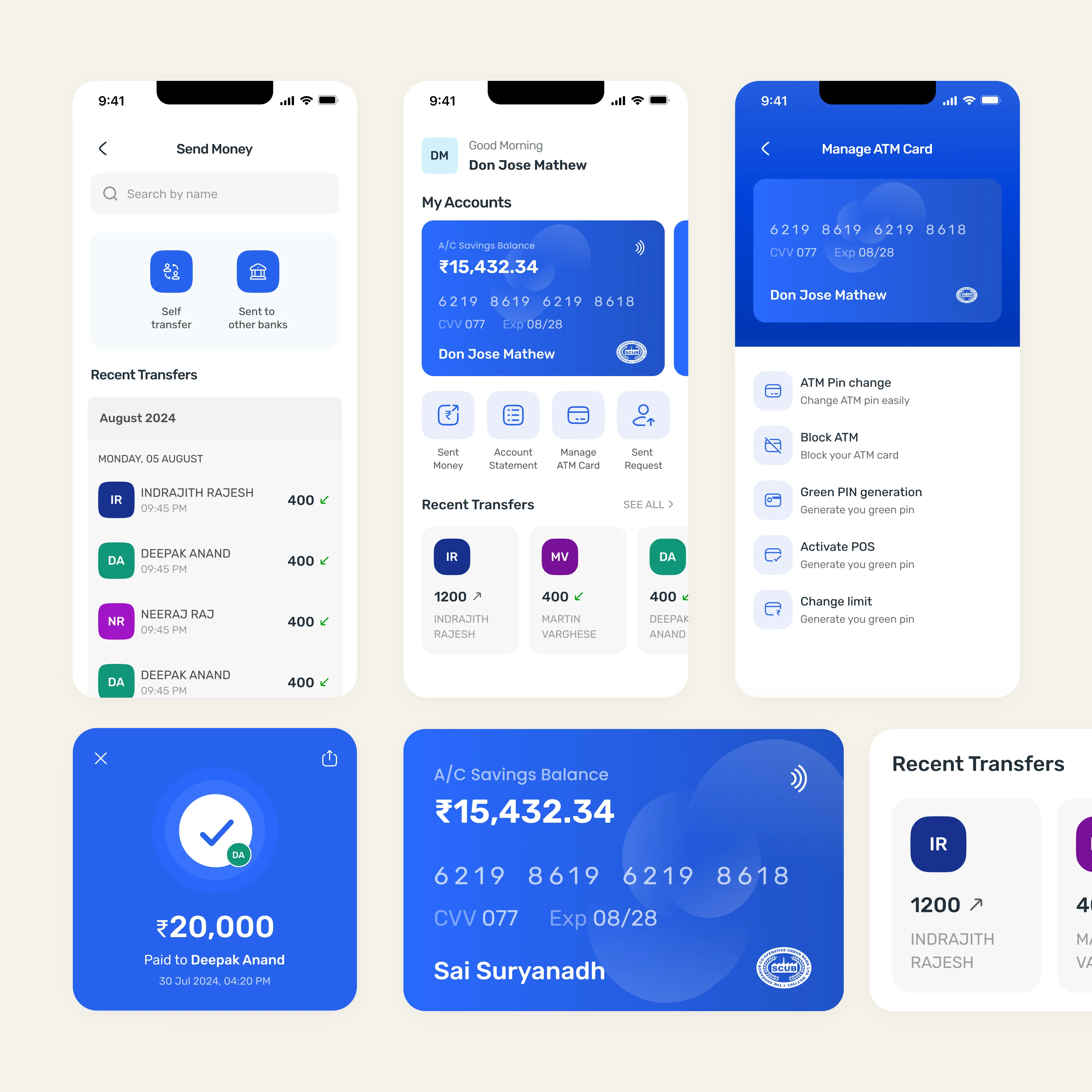 Account & Balance Dashboard