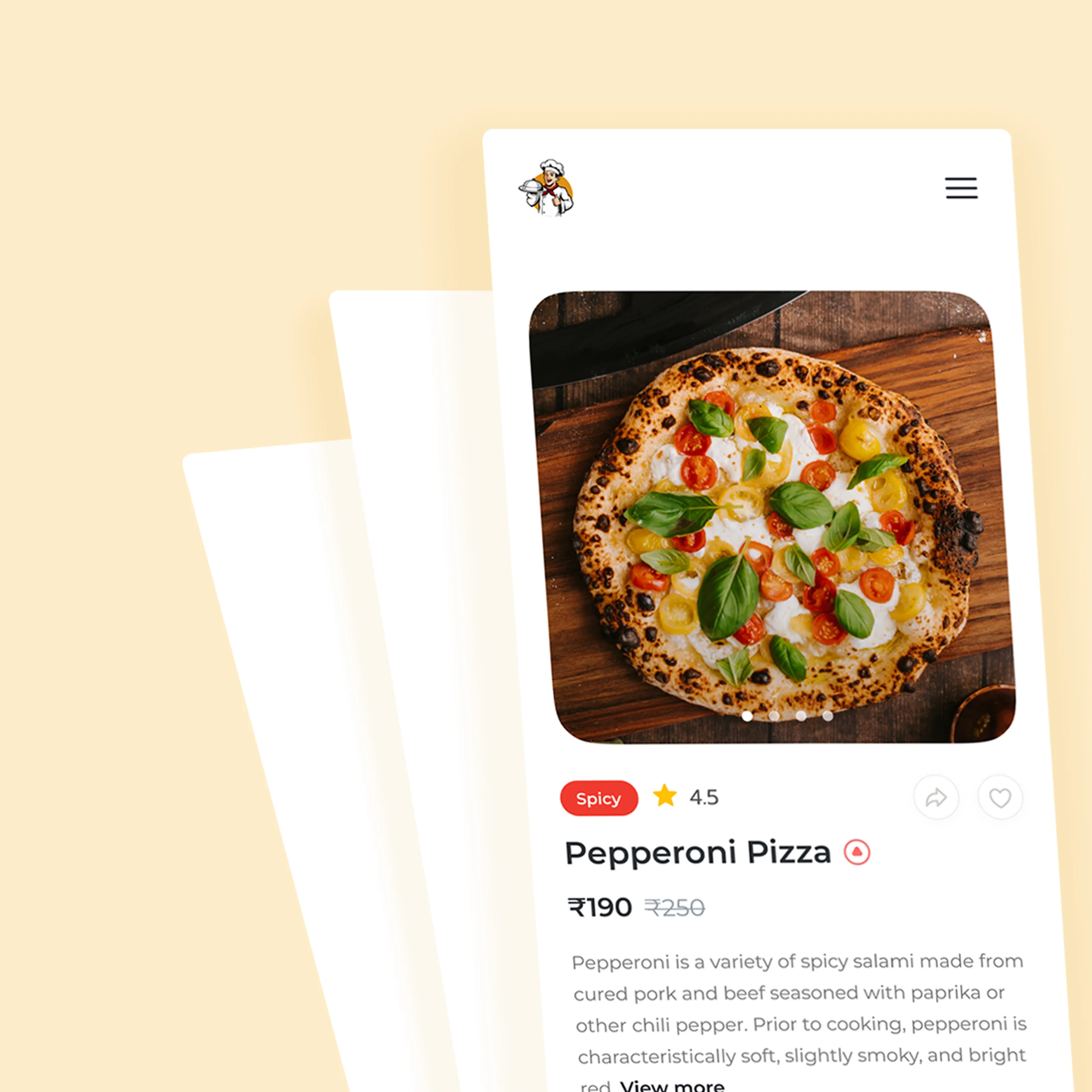 MenuBuilder Pro category workflow mockup