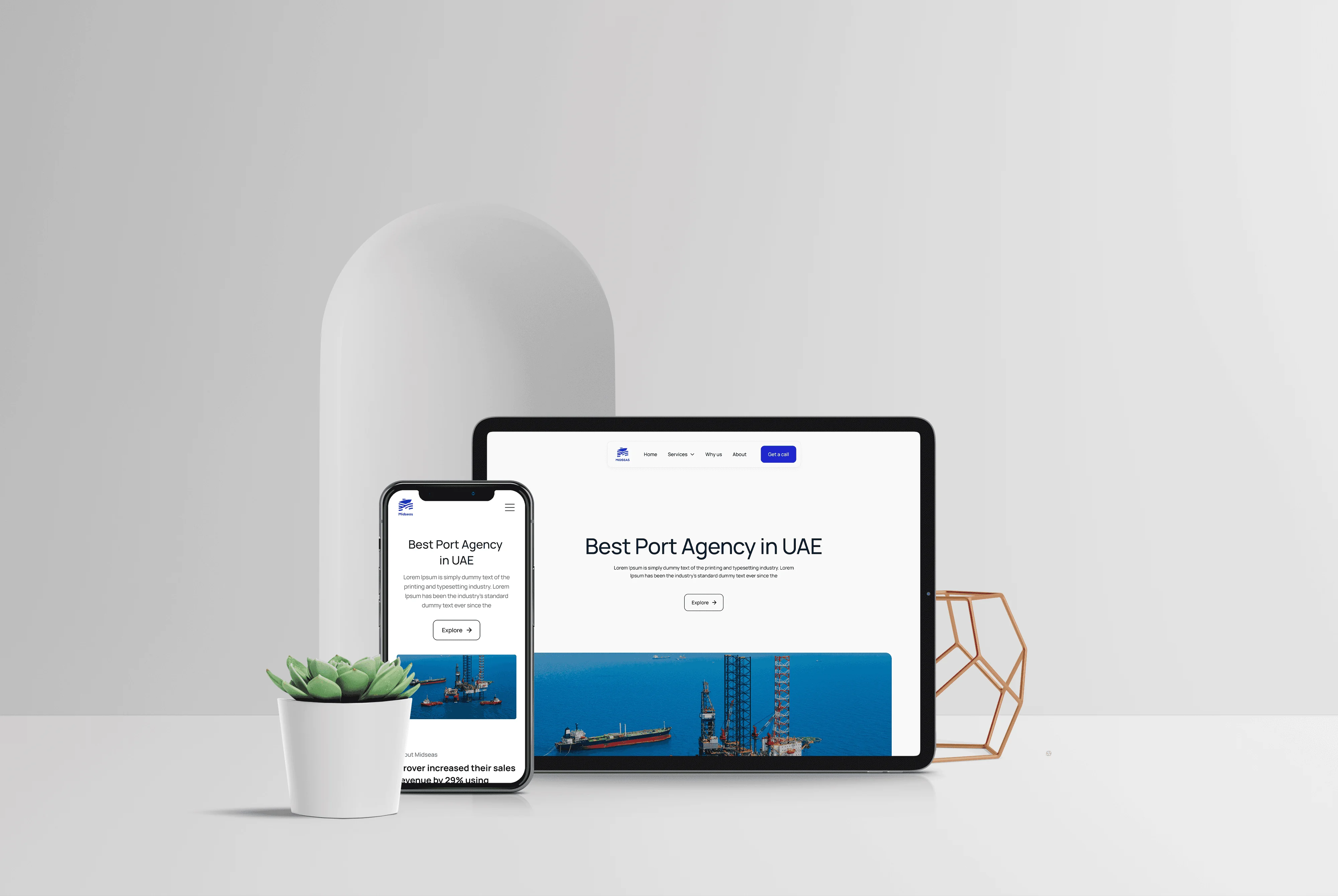 Midseas — UAE Port Agency Website